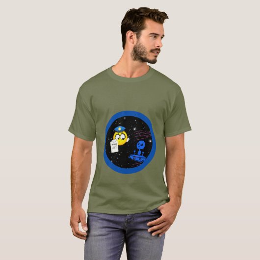 Raumfahrtpolizei T-Shirt (Vorne ganz)