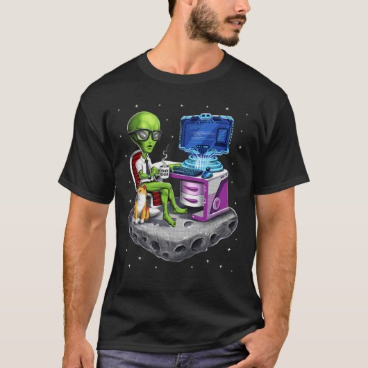 Raumfahrtprogramm Alien T-Shirt (Vorderseite)