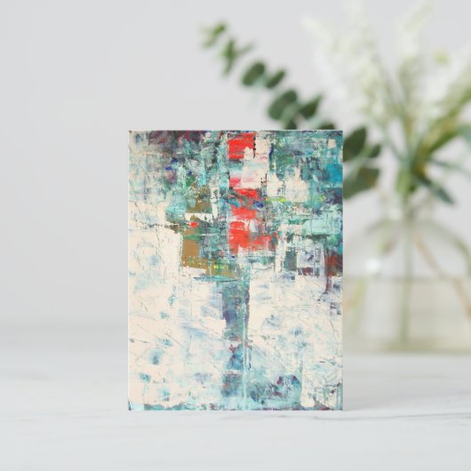 Raumfahrtrelevator Postkarte (Stehend Vorderseite)