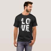 Raumfahrtschiff Liebe Rocket Scientist T-Shirt (Vorne ganz)