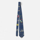 Raumfahrtschiffe und Raumschiffe Krawatte (Rückseite)