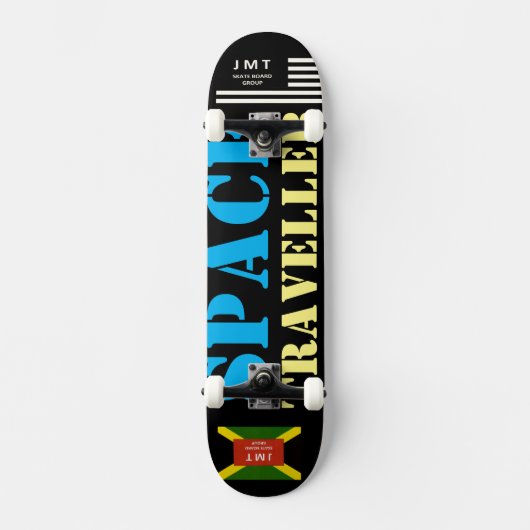 RAUMFAHRTSKATEBOARTEN / JMT USA SKATEBOARD (Vorderseite)