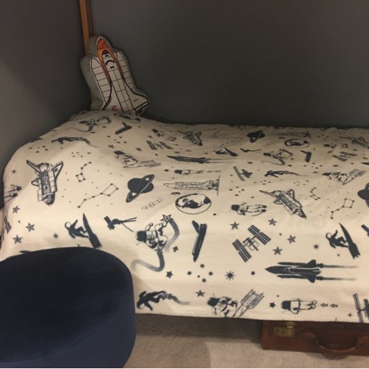 Raumfahrtsolaranlage Raumschiff Fleecedecke