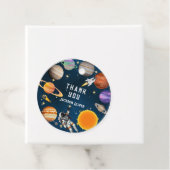 Raumfahrtspartei Erster Geburtstag Geschenkanhänger (Beispiel)