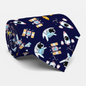 Raumfahrtthema Krawatte (Gerollt)