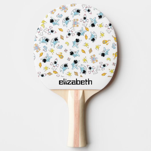 Raumfahrtthema Tischtennis Schläger (Vorderseite)