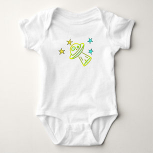 Raumfahrzeug Baby Strampler
