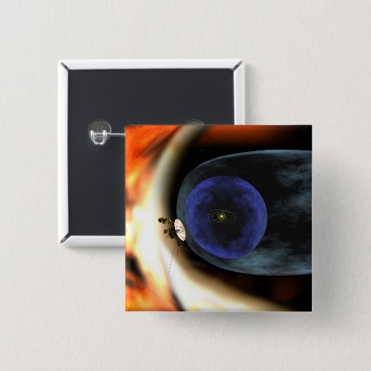 Raumfahrzeug Voyager 2 Button (Vorne & Hinten)