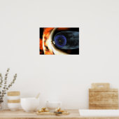 Raumfahrzeug Voyager 2 Poster (Küche)