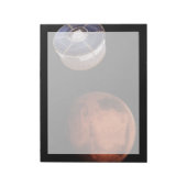 Raumfahrzeuge, die den Ausdauerwechsel befördern Notizblock (Rotiert)