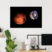 Raumfahrzeuge, die den Ausdauerwechsel befördern Poster (Heimbüro)