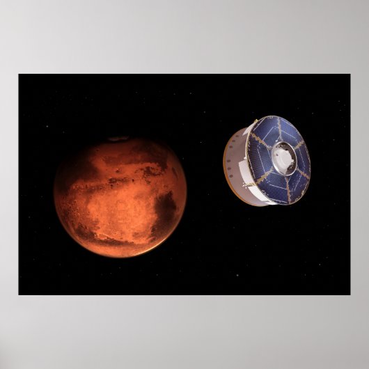 Raumfahrzeuge, die den Ausdauerwechsel befördern Poster (Vorne)