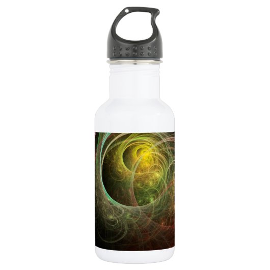 Raumfeuerwerk Edelstahlflasche (Vorderseite)