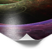 Raumfeuerwerk Fotodruck (Ecke)