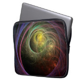 Raumfeuerwerk Laptopschutzhülle (Vorderseite Links)