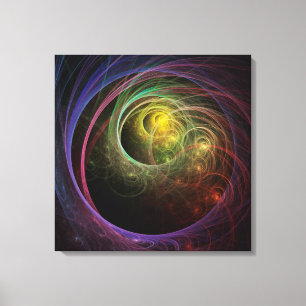 Raumfeuerwerk Leinwanddruck