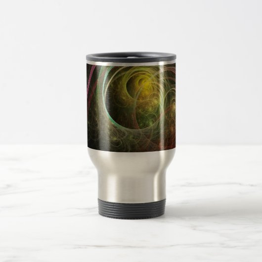 Raumfeuerwerk Reisebecher (Mittel)