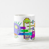 Raumfische Kaffeetasse (Mittel)