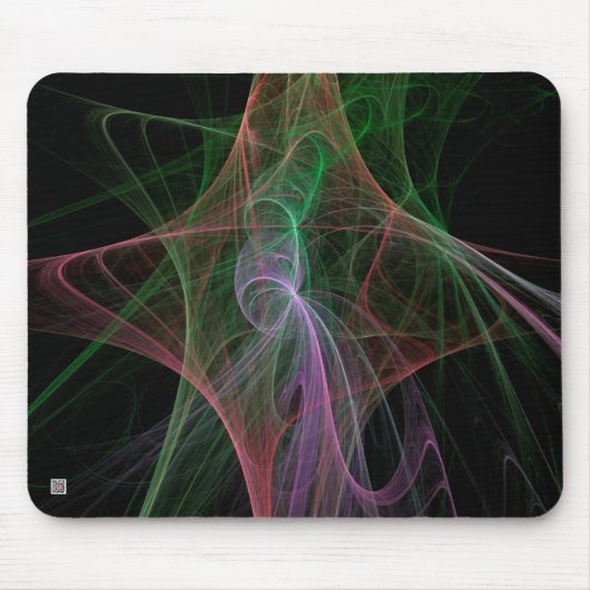 Raumflamme Mousepad (Vorne)