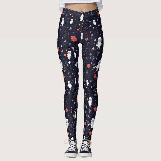 Raumflugzeug Leggings (Vorderseite)