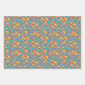 Raumforscher auf Light Brown Geschenkpapier Set (Vorderseite 3)