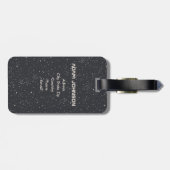 Raumforschung Galaxy Universe Star Personalize Gepäckanhänger (Rückseite horizontal)