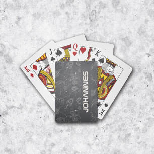 Raumforschung Galaxy Universe Star Personalize Spielkarten