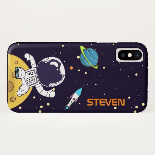 Raumforschung im Weltraum Case-Mate iPhone Hülle (Rückseite (Horizontal))