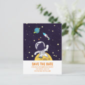 Raumforschung Save the Date Postkarte (Stehend Vorderseite)