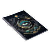 Raumgalaxie Moon Eye Notizblock (Rechte Seite)