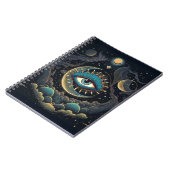 Raumgalaxie Moon Eye Notizblock (Linke Seite)