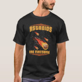 Raumgalaxie Nebula Orbit Sonnensystem Astroide Rot T-Shirt (Vorderseite)