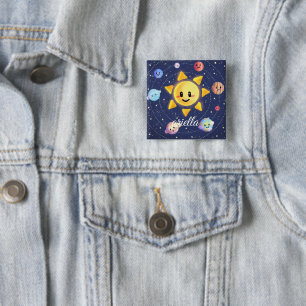 Raumgalaxie Planeten Button