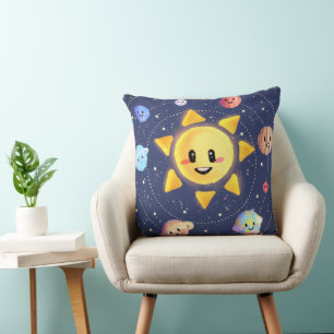 Raumgalaxie Planeten Kissen
