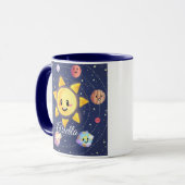 Raumgalaxie Planeten Tasse (Vorderseite Links)