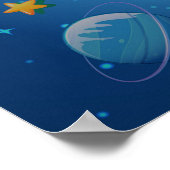 Raumgalaxie Poster (Ecke)