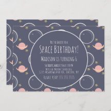 Raumgalaxie Rosa Mondfussensterne Geburtstag