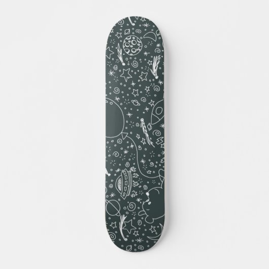 Raumgekritzel Skateboard (Vorne)