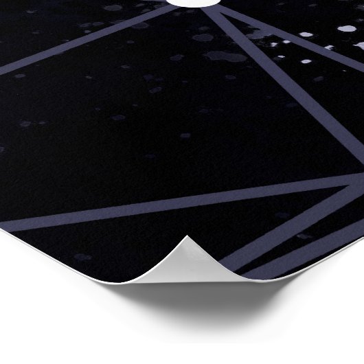 Raumgeometrie Poster (Ecke)