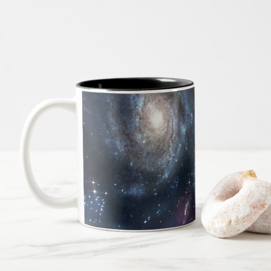 Raumgestaltung Zweifarbige Tasse (Mit Donut)