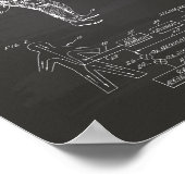 Raumheizungs-Austauschgerät 1967 - Anzug-Patenkart Poster (Ecke)