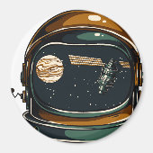 Raumhelm Magnet (Vorne)