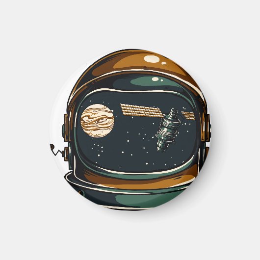 Raumhelm Magnet (Vorne)