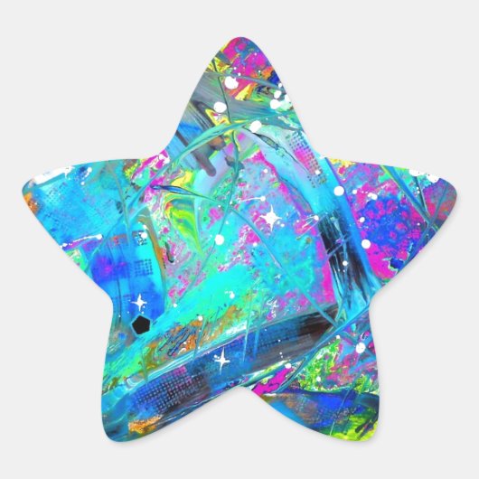 Rauminhalt Stern-Aufkleber (Vorderseite)