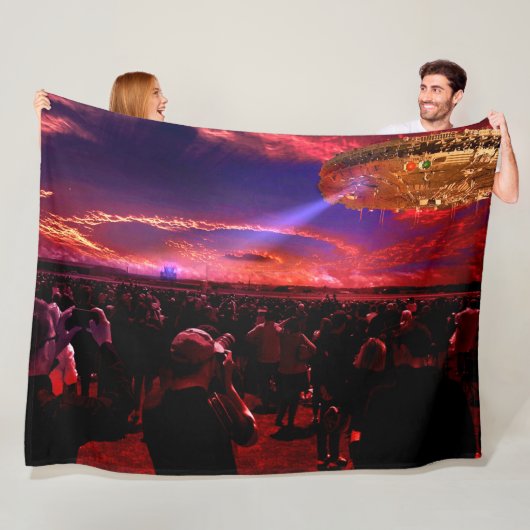 RAUMINVADER FLEECEDECKE (Beispiel)