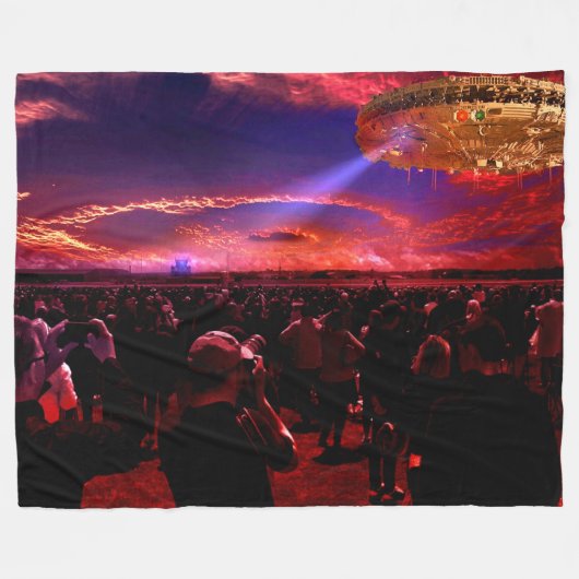 RAUMINVADER FLEECEDECKE (Vorderseite (Horizontal))