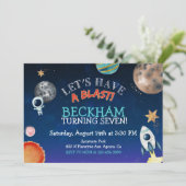 RAUMINVITÄT, KINDERGEBURTSTAG, RAUMTHEMEN ANKÜNDIGUNG (Stehend Vorderseite)