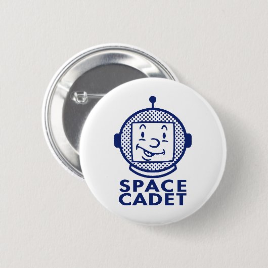 RAUMKABOT - Blau Button (Vorne & Hinten)