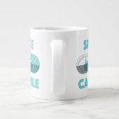 Raumkapsel Jumbo-Tasse (Rückseite)