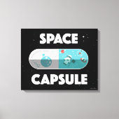 Raumkapsel Leinwanddruck (Vorderseite)